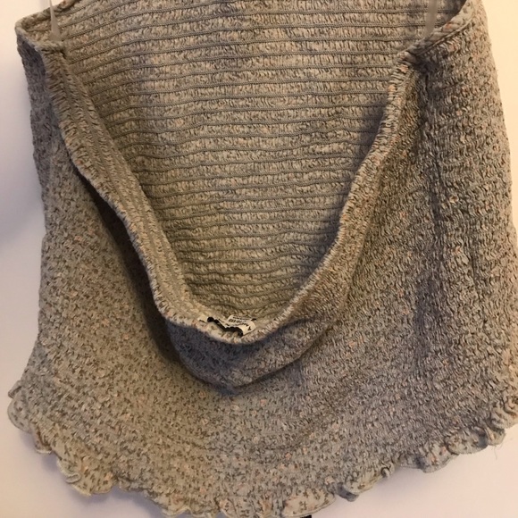 AE Printed Smocked Babydoll Top - Picture 4 of 5